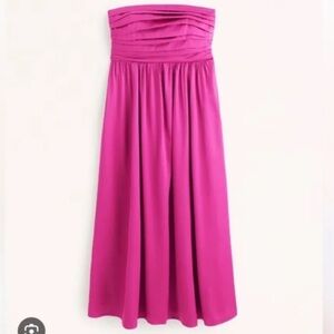 Emerson strapless midi dress cotton